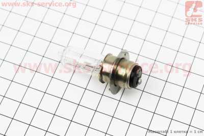 Лампа фары P15D-25-1 12V 18/18W