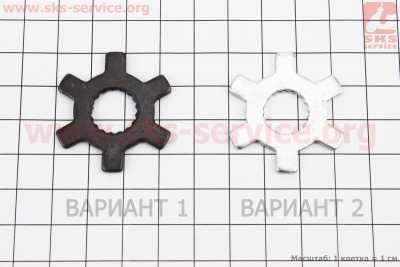 Шайба крест (звезда) переднего вариатора Yamaha 3KJ (под вал 13мм)