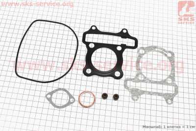 Прокладки поршневой 100cc-50мм, к-кт 7 деталей (метал)