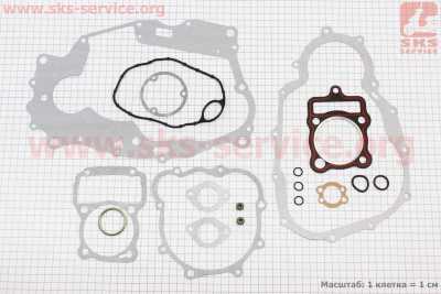 Прокладки двигателя CGB-200cc-63,5мм, к-кт 18 деталей