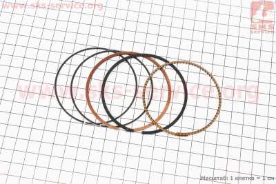 Кольца поршневые 250cc 69мм +0,75 (толщина - 0,8мм)