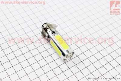 Лампа фары диодная P15D-25-3 - LED-4+1(линза)