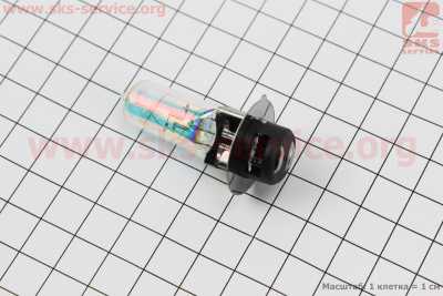 Лампа фары P15D-25-1 12V 35/35W хамелеон
