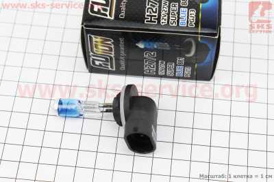 Лампа фары галоген H27/2 12V 27W Super White