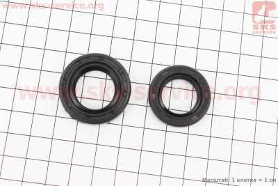 Сальник коленвала к-кт 2шт Yamaha JOG SA-36J/39J (17x28x5,5; 19x32x6)