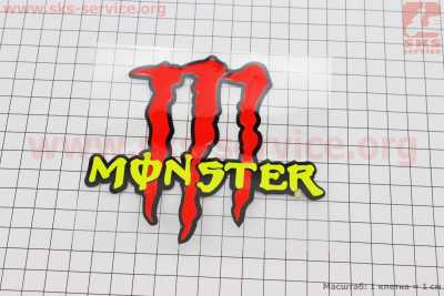 Наклейка MONSTER (12х11см)