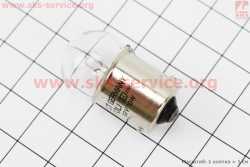Лампа поворота (белая с цоколем) 12V/10W G18 BA15s