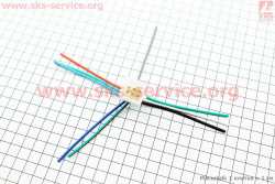 Разъем 9 контактов папа + 9 проводов