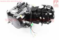 Двигатель мопедный в сборе 125куб (ПИТБАЙК) - механика 