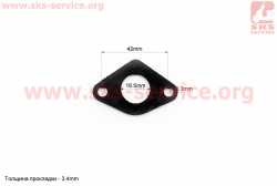 Прокладка патрубка карбюратора Honda DIO AF18/27 (пластмасс) d-18,5mm