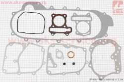 Прокладки двигателя 80cc-47мм, к-кт 11 деталей, самый длинный вариатор