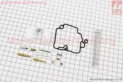 Ремонтный к-кт карбюратора 50-80cc, 13 деталей + поплавок