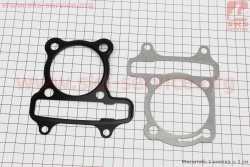 Прокладки поршневой 150cc-57,4мм, к-кт 2 детали (метал)