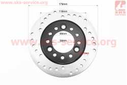 Диск тормозной передний GY6/Honda AF-48 D=180mm