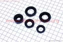 Сальник двигателя 70cc к-кт 5шт (18,9x30x5; 13,7x24x5; 11,6x24x10; 17x29x5; 12x21x4)
