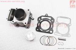 CG200-OHV Цилиндр к-кт (цпг) 200cc - 63,5мм - водяное охлаждение (высота цилиндра 76/107мм) (палец 15мм)