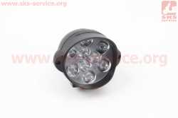 Фара дополнительная светодиодная влагозащитная - 9 LED с креплением капля  66*68мм