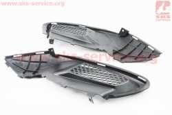 Viper - F1/F50 пластик - средний боковой (продолжение пола) левый+правый к-кт 2шт, ЧЕРНЫЙ