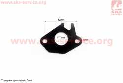 Прокладка патрубка карбюратора Honda DIO AF34/35 (пластмасс) d-18mm + манжет