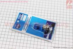 Лампа фары P15D-25-1 12V 35/35W синяя SUPER