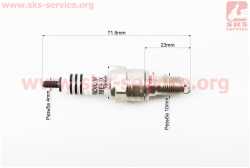 Свеча 4Т CR8EHIX иридиевая - M10 L18 - DIO AF56, SH150