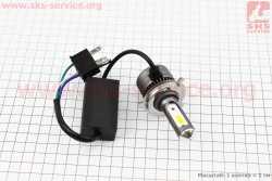 Лампа фары диодная H4 - LED-2 c интеркулером (свет белый), SUPER LIGHT