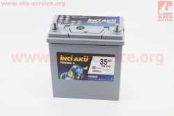 Аккумулятор 35Ah INCI AKU Asia NS40 300A KSK L+ кислотный (L197*W129*H205/224mm), Турция