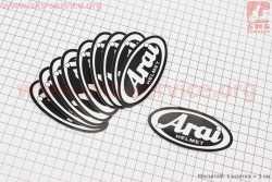 Наклейка Arai малая 10шт (9,5х4,5см)