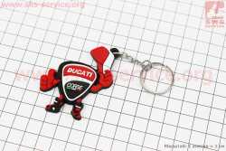 Брелок DUCATI, резиновый 63х51мм