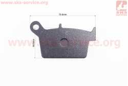 Тормозные колодки (дисковые) к-кт Loncin- LX250GY-3, тип 1