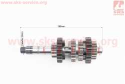 Loncin- LX300-6 Коробка передач (два вала с шестернями)