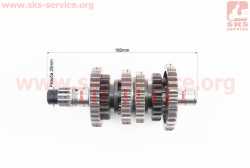 Loncin- LX300-6 Коробка передач (два вала с шестернями)