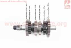 Loncin- LX300-6 Коробка передач (два вала с шестернями)