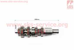 Коробка передач (два вала с шестернями) СG-125cc